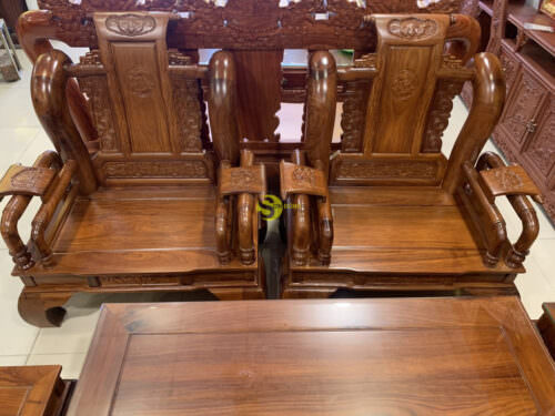 Bo ban ghe tan thuy hoang cot 12 go huong 6 mon BBG445 9