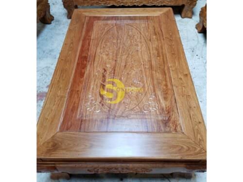 Bộ bàn ghế nghê đỉnh gỗ hương tay 20 -BBG1003 - Hình ảnh 6