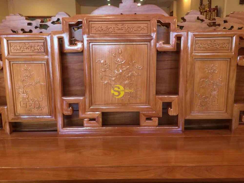 Bộ bàn ghế kiểu hồng công gỗ gõ đỏ - BBG218 24 Bộ bàn ghế kiểu hồng công gỗ gõ đỏ - BBG218
