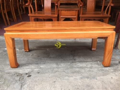 Bộ bàn ghế kiểu hồng công gỗ gõ đỏ - BBG218 - Hình ảnh 10