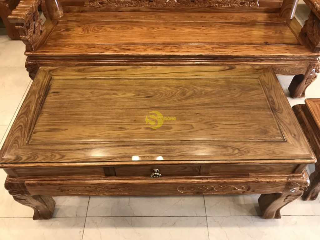 Bộ bàn ghế rồng bát tiên gỗ hương tay 10 - BBG634