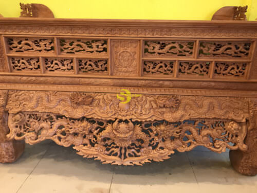 Sập thờ gõ đỏ 2 dạ siêu VIP-SD711 - Ảnh 3