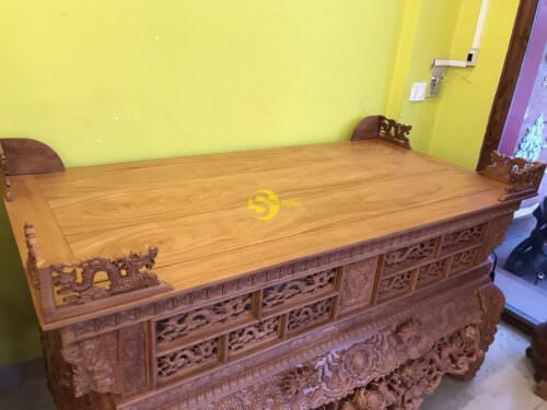 Sập thờ gõ đỏ 2 dạ siêu VIP-SD711 - Ảnh 8