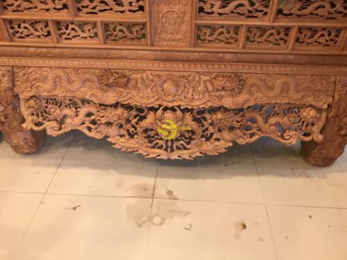 Sập thờ gõ đỏ 2 dạ siêu VIP-SD711 - Ảnh 7