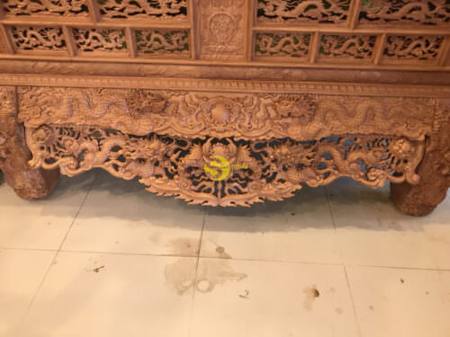 Sập thờ gõ đỏ 2 dạ siêu VIP-SD711 - Ảnh 4