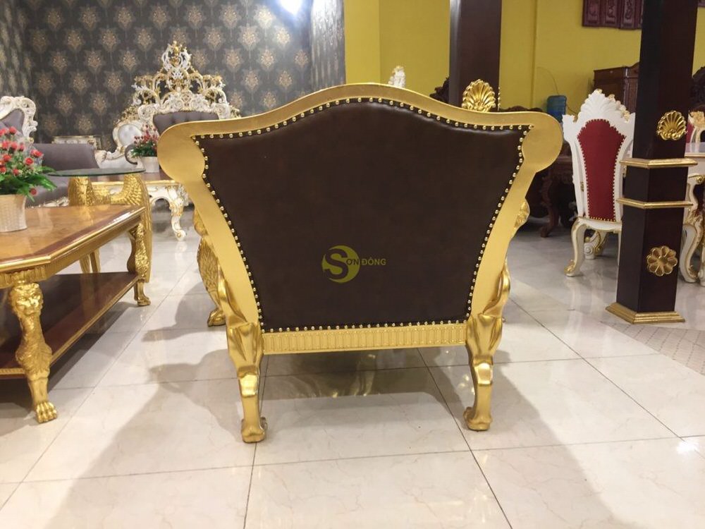 sofa than thoai co dien dat vang SF09 13