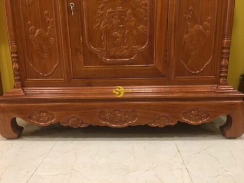 Tủ thờ gỗ hương 1.76m- SD66 - Ảnh 2