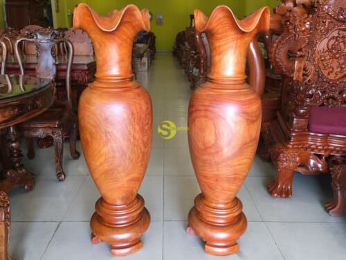 Lục bình gỗ hương cao 1m2 - LBM120 - Ảnh 4