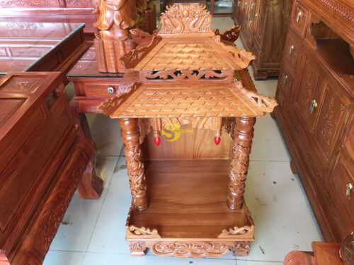 Bàn thờ ông địa căm xe mái ngói 50 - SD45 - Hình ảnh 3
