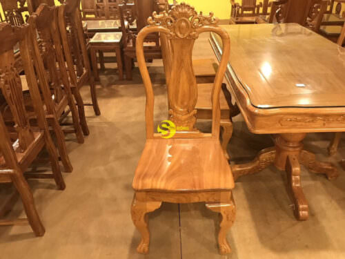 Bộ bàn ăn gỗ gõ đỏ BBA142GV