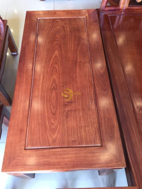 Bộ bàn ghế gỗ hương cuốn thư phòng khách nhỏ 6 món-BBG121 - Ảnh 5