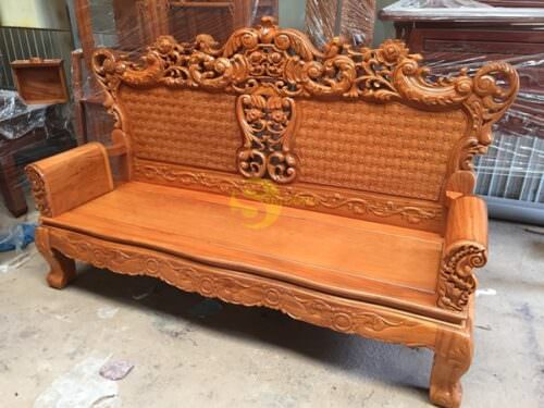 Bộ bàn ghế kiểu hoàng gia,gỗ gõ đỏ 6 món-BBG343 - Ảnh 9