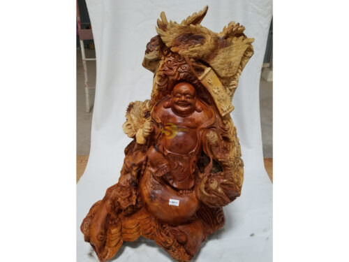 Di lặc tứ linh gỗ hương - DL1301 - Hình ảnh 4