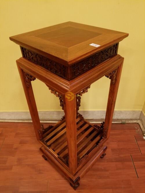 Đôn lồng đèn cao gỗ hương 80cm - DG001 - Hình ảnh 2