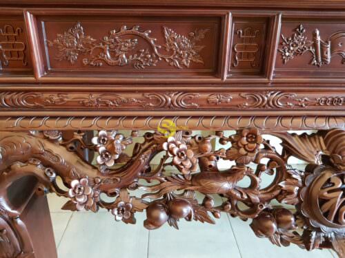 Sập mai điểu gỗ gụ - MSD169 - Hình ảnh 2