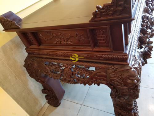 Sập mai điểu gỗ gụ - MSD169 - Hình ảnh 4