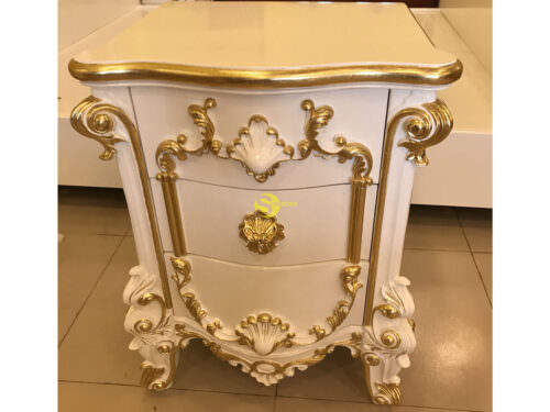 Tủ đầu giường Victoria dát vàng-TDG02 - Ảnh 5
