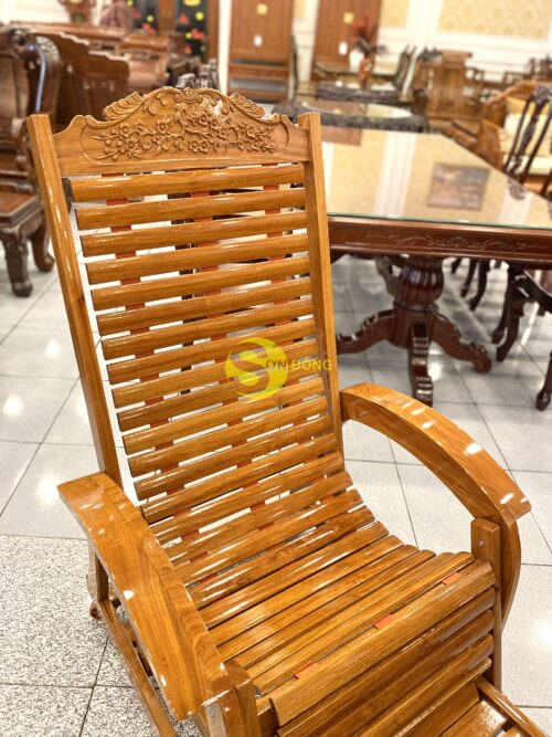 Ghế lười gỗ căm xe - BBG76 - Ảnh 3