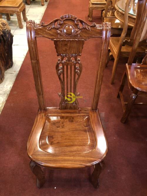 Bộ bàn ăn gỗ hương 8 ghế bàn bầu - BBA110 - Hình ảnh 3