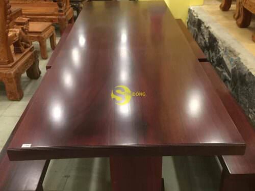 Bộ bàn ăn gỗ hương 4 băng ngồi-BBA130 7 BBA130 1