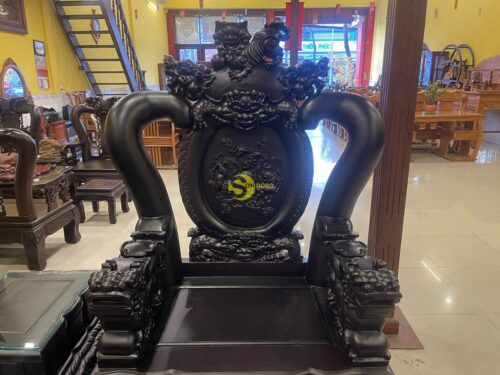 Bộ bàn ghế cẩm tím nghê đỉnh 10 món tay 16 BBG3016 - Hình ảnh 5