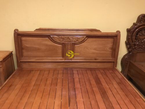 Giường ngủ gõ đỏ kiểu hộp 1,8x2m-GN133 - Ảnh 3