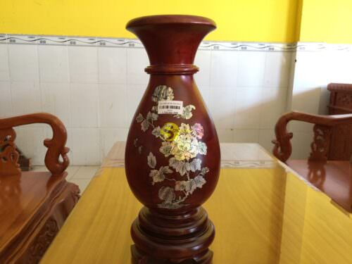 LỤC BÌNH GỖ LIM CAO 40CM - LB040 - Hình ảnh 7