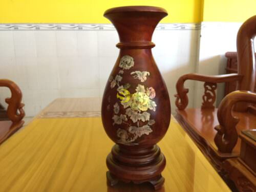 LỤC BÌNH GỖ LIM CAO 40CM - LB040 - Hình ảnh 5