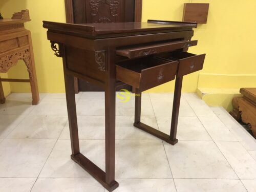 Bàn thờ chung cư gỗ cẩm Nam Phi 1m27 - SD1270 - Hình ảnh 3
