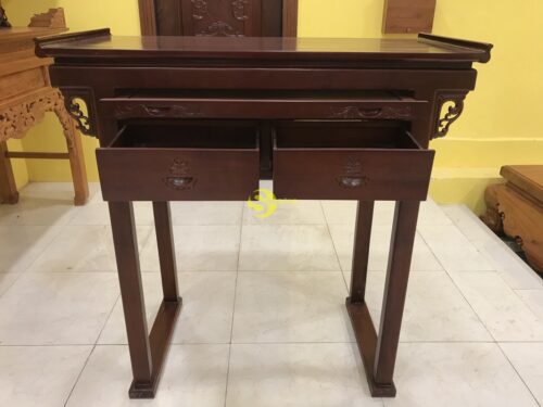 Bàn thờ chung cư gỗ cẩm Nam Phi 1m27 - SD1270 - Hình ảnh 2