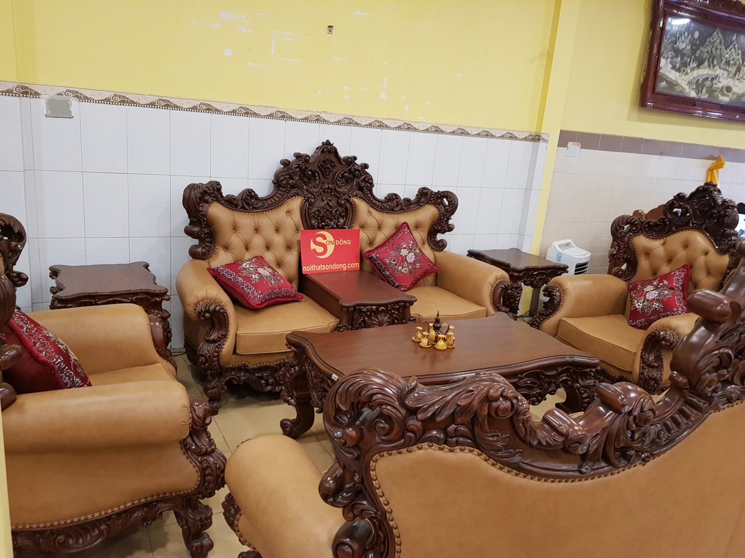 Trọn bộ nội thất phòng khách cổ điển VIP 13 SF59 6