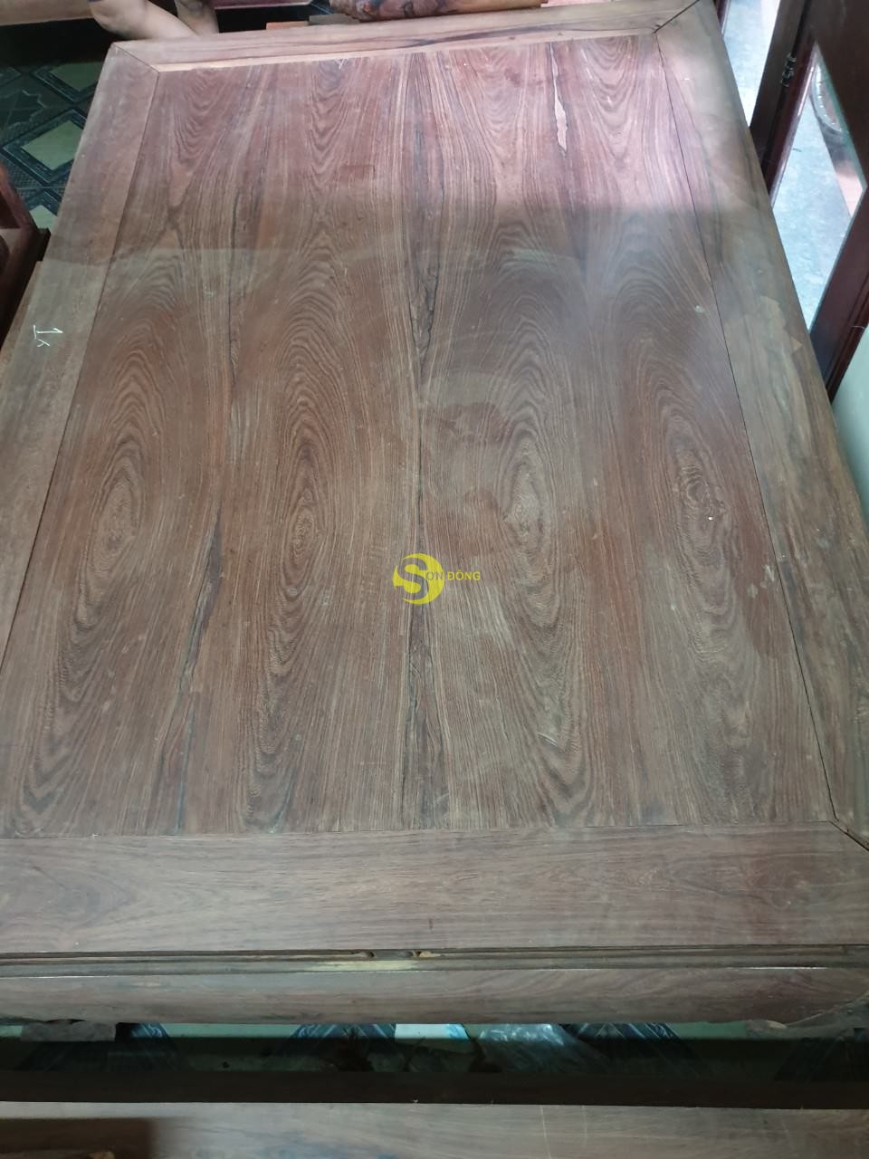Bàn ghế gỗ cẩm lai xịn | mẫu sơn thuỷ 10 món chân 14 (Ảnh 7)