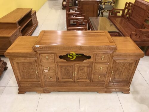 Tủ ti vi gỗ gõ đỏ 1,8m - TTV25 - Hình ảnh 9