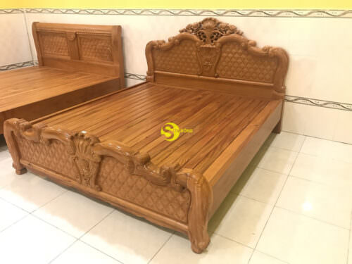 Giường ngủ hoa hồng cổ điển GN18A