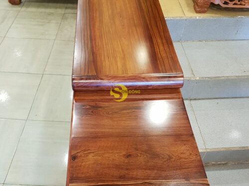 Tủ tivi gỗ cẩm lai 3 cục phong cách truyền thống - TTV09