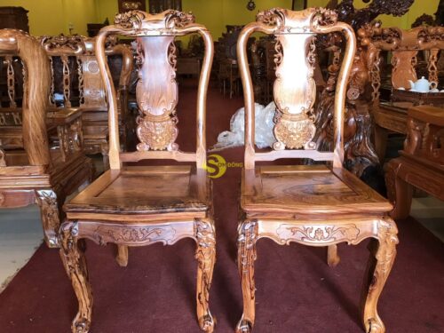 Bộ Bàn Ăn  Cẩm Lai Xịn 8 Ghế Tròn  Mã BBA4258T2 - Ảnh 5