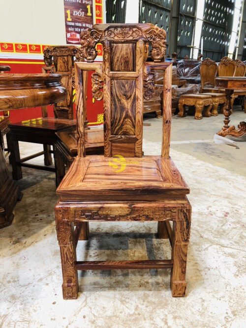 Bộ bàn ăn gỗ cẩm lai | Hàng VIP BBA4268T - Hình ảnh 7