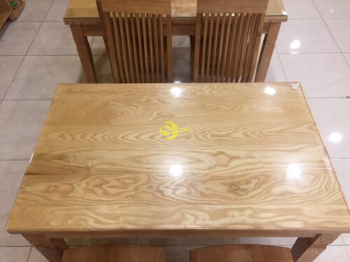 Bàn ăn gỗ sồi chữ nhật lớn 4 ghế - LCMBBA02 - Hình ảnh 5