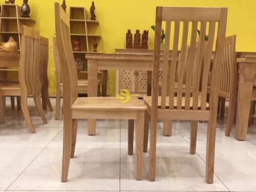 Bàn ăn gỗ sồi chữ nhật 6 ghế - LCMBBA03 - Hình ảnh 9