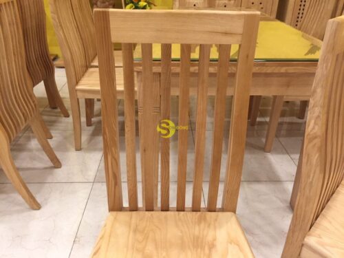 Bàn ăn gỗ sồi chữ nhật 6 ghế - LCMBBA03 - Hình ảnh 6