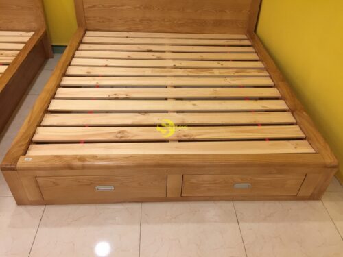 Giường ngủ gỗ sồi 1m8 - LCMGN06 - Ảnh 4