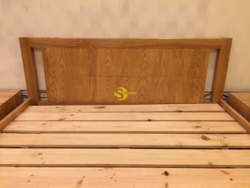 Giường ngủ gỗ sồi kiểu nhật 1m6 - LCMGN11 - Ảnh 3