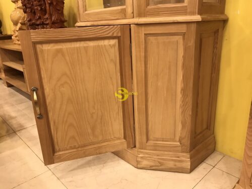 Tủ rượu lục giác gỗ sồi 0,9m - LCMTR01 - Hình ảnh 6
