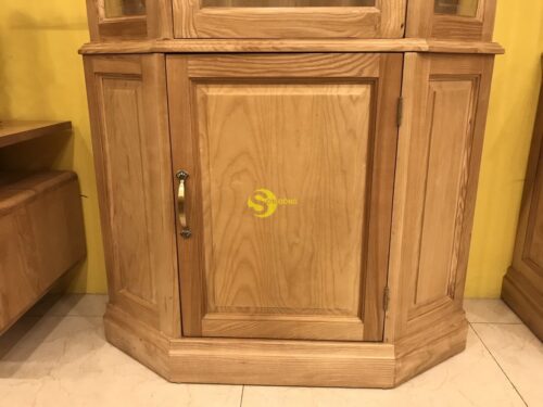 Tủ rượu lục giác gỗ sồi 0,9m - LCMTR01 - Hình ảnh 5