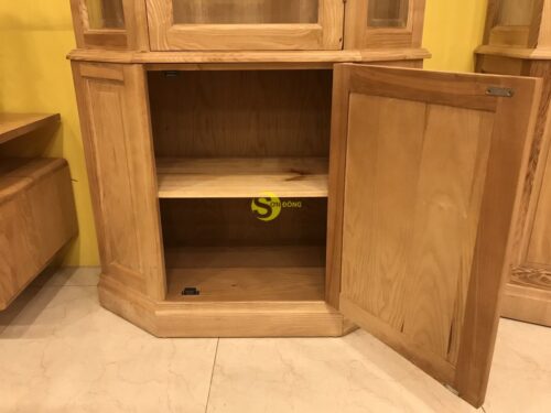 Tủ rượu lục giác gỗ sồi 0,9m - LCMTR01 - Hình ảnh 4