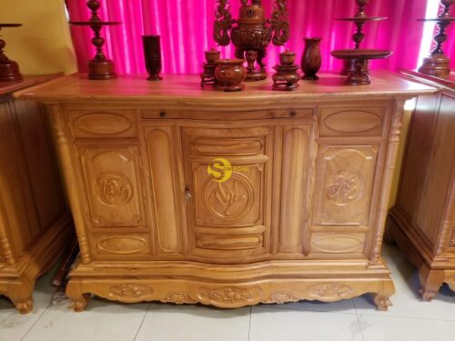 Tủ thờ tâm phúc đức 1,97m SD335 - Hình ảnh 3