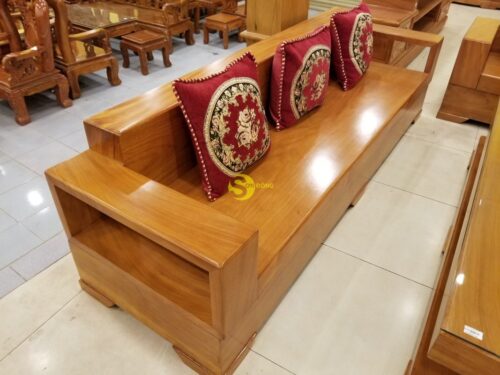 Bộ sofa kiểu Nhật gõ đỏ 6 món BBG431 - Ảnh 5