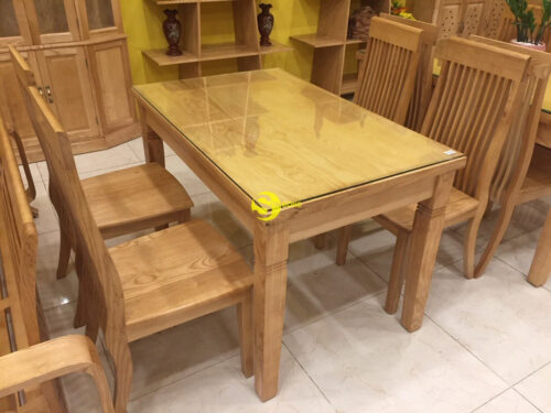Bộ bàn ăn hiện đại gỗ sồi LCMBBA01
