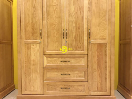 Tủ quần áo gỗ sồi LCMTU04