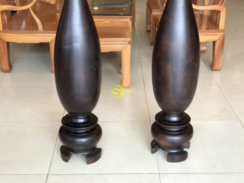 Lục bình tỳ bà gỗ chiu liu 1m4 - LB514 - Ảnh 9